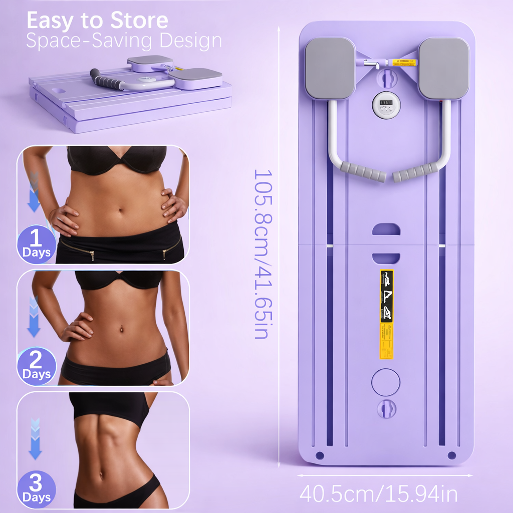GlowLab Sculpt Pilates Board™ At Home Full Body Toning System Get a Flat Stomach Snatched Waist & Transform Your Body at Home