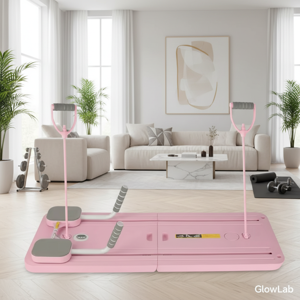 GlowLab Sculpt Pilates Board™ At Home Full Body Toning System Get a Flat Stomach Snatched Waist & Transform Your Body at Home