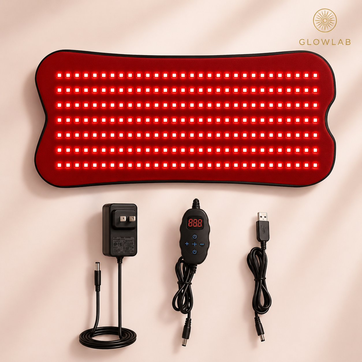 GlowLab™ Red Light Recovery Mat | Full Body Wellness & Recovery