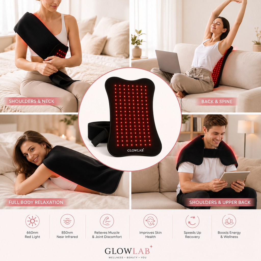 GlowLab™ Red Light Recovery Mat | Full Body Wellness & Recovery