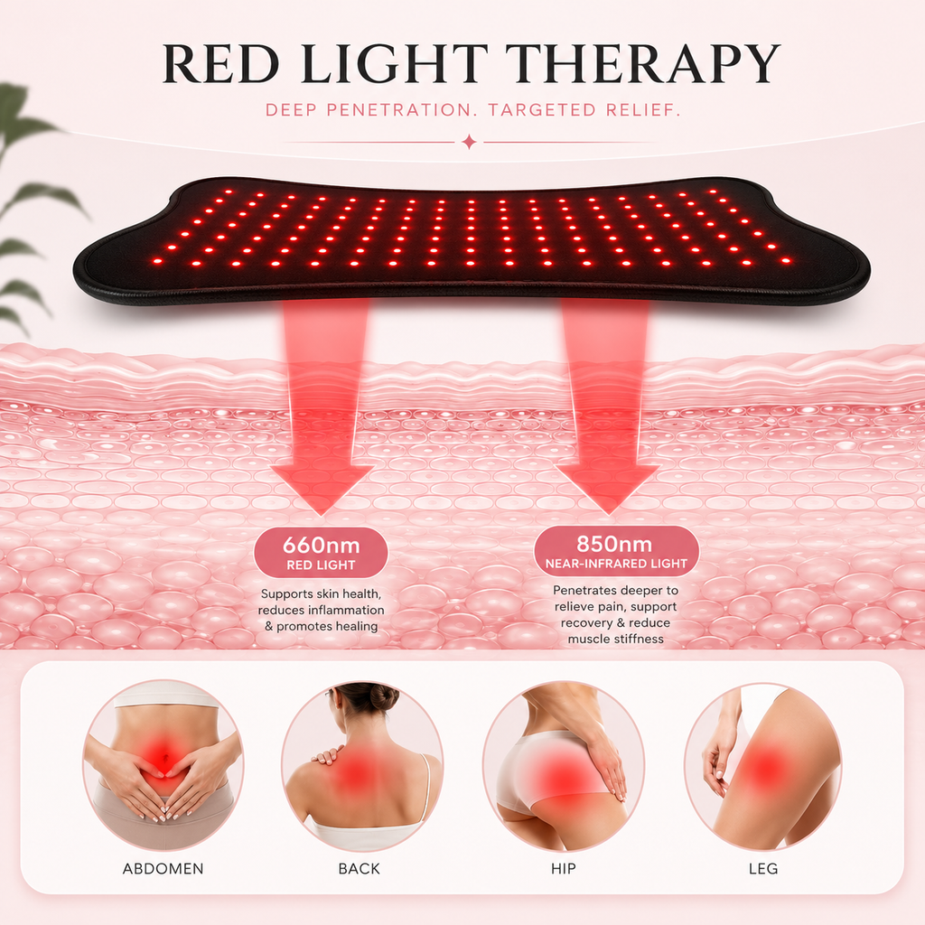 GlowLab™ Red Light Recovery Mat | Full Body Wellness & Recovery